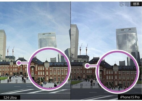 検証3:カメラ性能編 iPhone15 Proを超えるS24 Ultraの優れた描写力 スマートフォンおすすめ イメージ