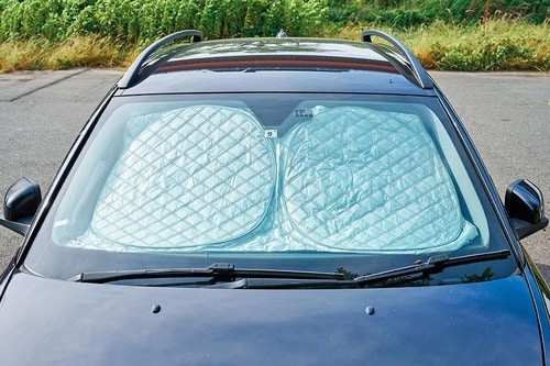 車用サンシェードおすすめ メルテック（大自工業）  遮光マジカルキルト シェード スモール イメージ2