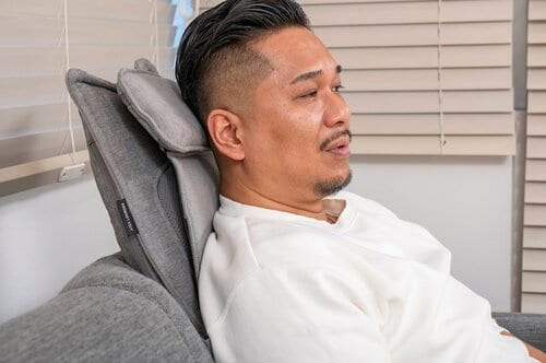 結果:肩周辺へのあたりは弱めでした マッサージシートおすすめ イメージ
