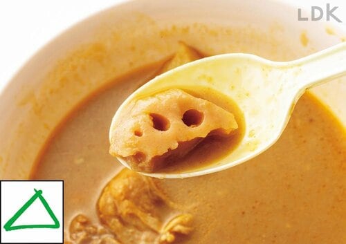 喉にくる辛さ! ごぼうの風味が強い 無印のスープカレーおすすめ イメージ