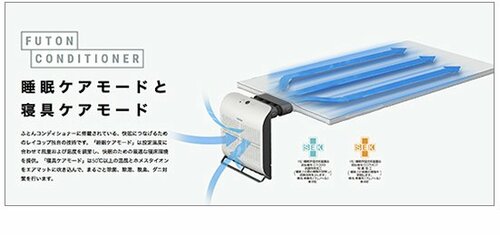“快眠温度”を保つというレイコップの新感覚製品