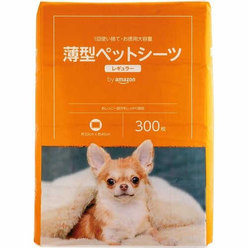 犬用ペットシーツおすすめ Amazon by Amazon 薄型ペットシーツ レギュラー イメージ