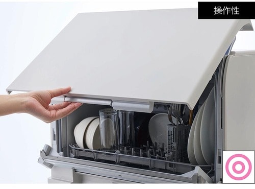 軽く持ち上がる扉や食器の入れやすさも高評価に 食洗機おすすめ イメージ