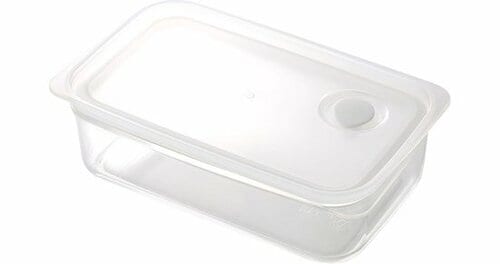 トップバリュ:HOMECOORDY バルブ付き　密閉保存容器 浅型　M:保存容器