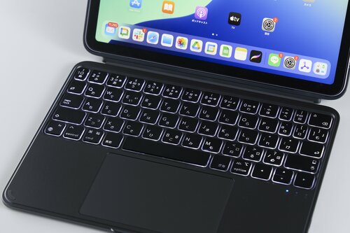 キーが打ちやすくタッチパッドも広め！ iPad用キーボードケースおすすめ イメージ5
