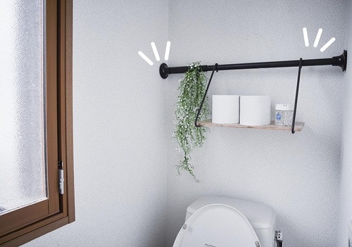 トイレまわりもオシャレに変身!