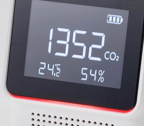 CO2濃度に応じてバーの色が変化 CO2センサーおすすめ イメージ