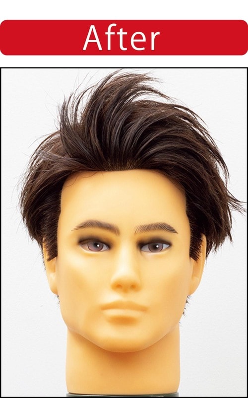 【キープ力】毛束のまとまりが崩れなかった メンズヘアワックスおすすめ イメージ2