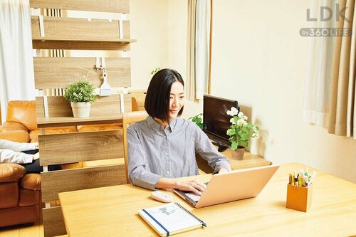 木材加工跡までリアルな印刷 LDKベストバイつっぱり間仕切りおすすめ イメージ2
