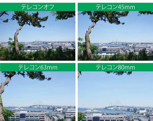 デジタルテレコンが便利です 富士フイルム「GFX100RF」おすすめ イメージ