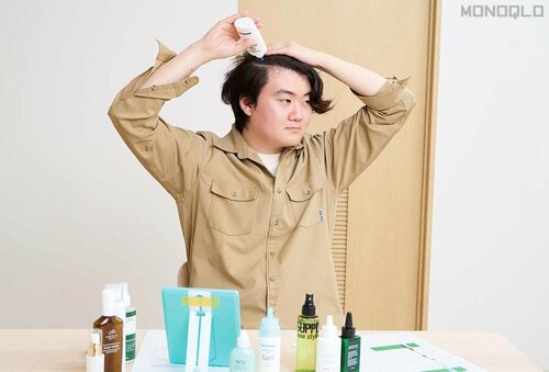 テスト4:使い心地 メンズ頭皮保湿ローションおすすめ イメージ