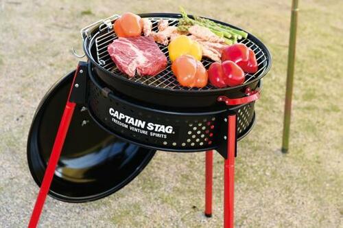 目的②：燻製やピザを焼きたいなら…“フタ付きアメリカンBBQタイプ”が◎！ バーベキューコンロおすすめ イメージ