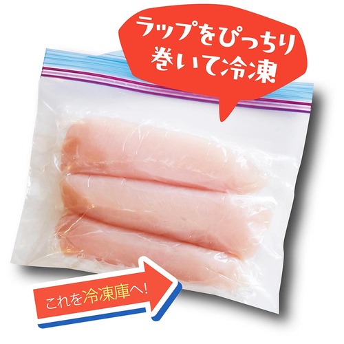 保存期間:約1カ月 肉の冷凍保存方法おすすめ イメージ