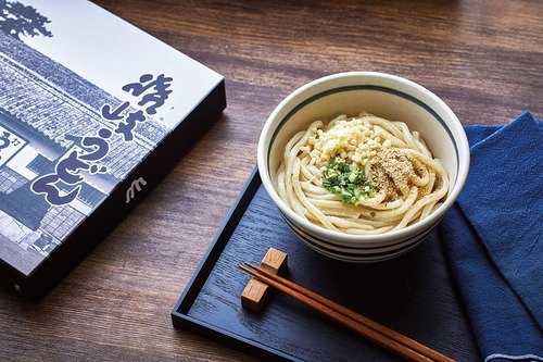 讃岐うどんのおすすめ:うどん本陣 山田家「純生讃岐うどん 釜ぶっかけセット」 通販で買える讃岐うどんおすすめ イメージ