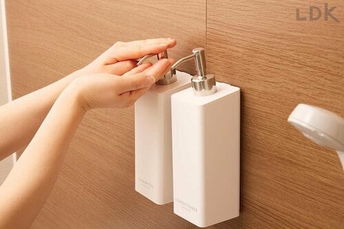 プッシュしてもズレない シャンプーディスペンサーおすすめ イメージ