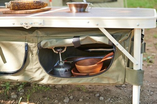 ⑤収納ポケット付で卓上すっきり グッドラックテーブル イメージ