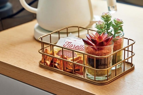 水まわりでも使える「スチールバスケット」 イメージ2