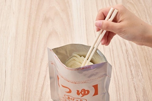 2:よく混ぜて完成 非常食おすすめ イメージ