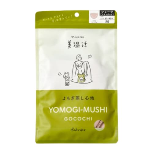 温活ショーツおすすめ 福助 ショーツ スタンダードタイプ レディース 満足 美温活 よもぎ蒸し心地 ピンクベージュ350 M イメージ2
