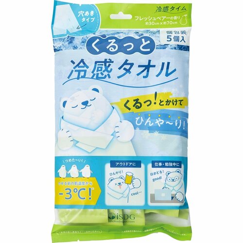 使い捨て冷感タオルおすすめ 医食同源ドットコム くるっと冷感タオル イメージ
