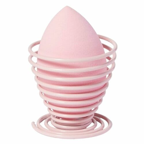 メイクスポンジおすすめ キレイアンドコー しずく型メイクスポンジ<ドライ&ウェット>ホルダー付 イメージ2