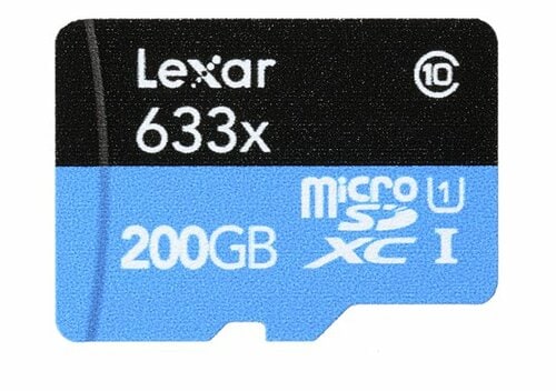 SD:micro:switch:GB:容量:データ:スマホ:スマートフォン:タブレット:カメラ:一眼:メモリ:Lexar:High-Performance microSDXC 633x 200GB UHS-I LSDMI200BBNL633R
