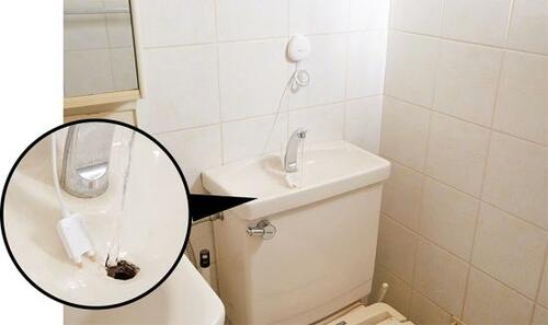 【ポイント】トイレの手洗い部に設置するのもアリ