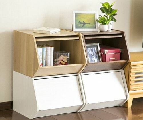 ［収納術1］お客さんがきたら 中身をサッと隠せます！ イメージ