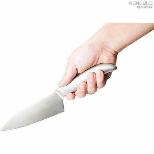 特殊形状のグリップが手にフィットして握りやすい! 包丁おすすめ イメージ