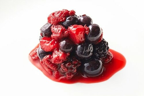 C評価: 【C評価】トップバリュのベリーは水っぽくて食感もザンネンな印象… 冷凍ベリーおすすめ イメージ