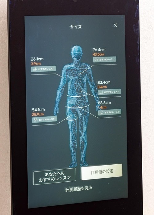 3Dボディスキャンで体の数値が丸わかり! スマートミラーおすすめ イメージ