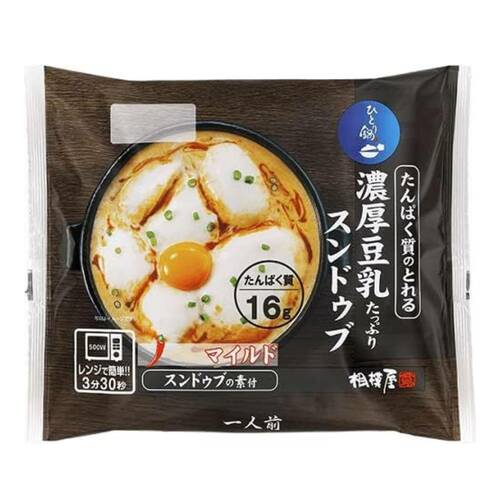 高タンパク食品のおすすめおすすめ 相模屋食料 たんぱく質のとれる 濃厚豆乳たっぷりスンドゥブ イメージ1