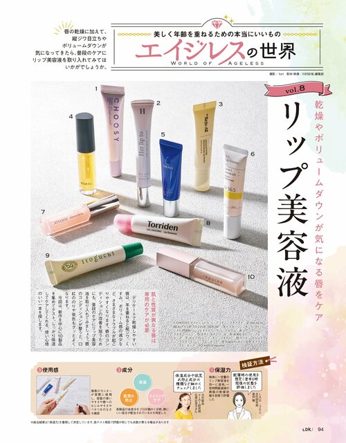 リップ美容液のテスト方法 リップ美容液おすすめ イメージ