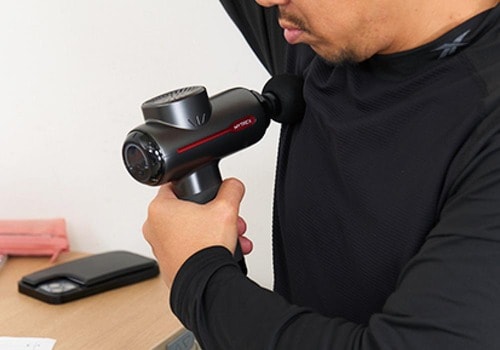 手ブレが少なく、快適に使える マッサージガンおすすめ イメージ