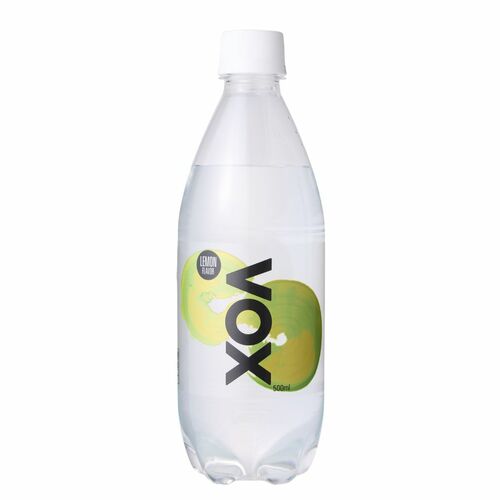 レモンフレーバー炭酸水おすすめ  フォルダ VOX 500ml Petbottle レモンフレーバー イメージ