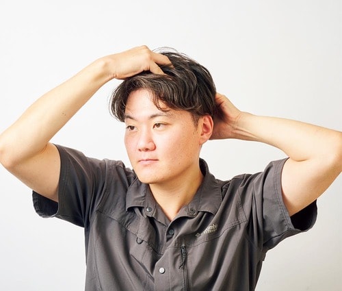テスト項目2：つけ心地 メンズ用頭皮保湿アイテムおすすめ イメージ