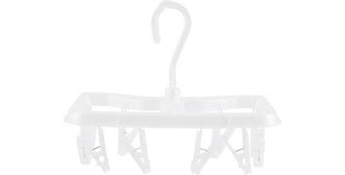 キャンドゥ:10ピンチハンガー 壁かけタイプ:物干し