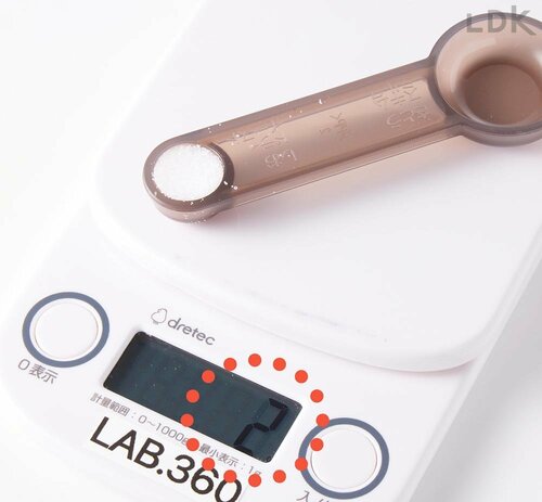 ジャストで量れるスプーンが秀逸 イメージ2
