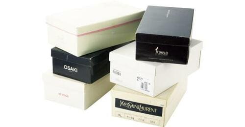 ブランド靴の箱は溜め込まないように イメージ