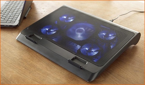 ノートパソコン冷却パッドのファン部分