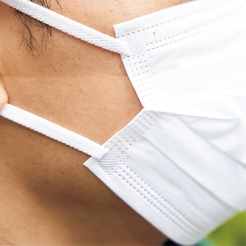 二つ折り部分のフィット具合がよい 大きいサイズのマスクおすすめ イメージ