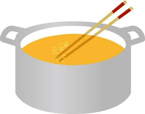 温度計がなくてもOK！油とお湯の温度の目安 イメージ