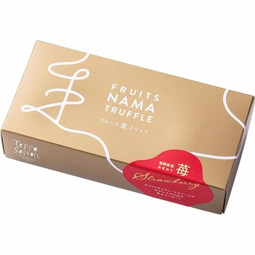 東京駅で買えるお土産おすすめ Terra Saison フルーツ生トリュフ〈苺〉3個入り イメージ3