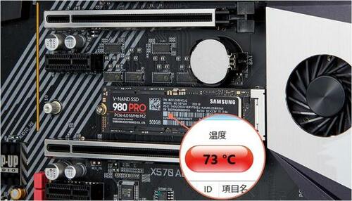 ヒートシンクなしでは冷却ファンが非常に重要 M.2 SSDおすすめ イメージ