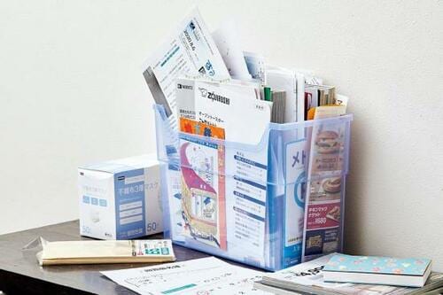なんでも入るファイルボックスは書類入れにはNGです イメージ