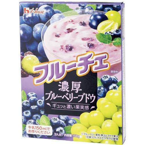 意外とないベリー味は爽やかで買いフルーチェ濃厚ブルーベリーブドウ イメージ