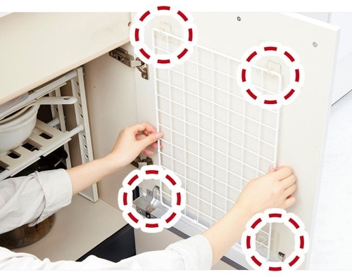 STEP2 ワイヤーネットを設置 イメージ