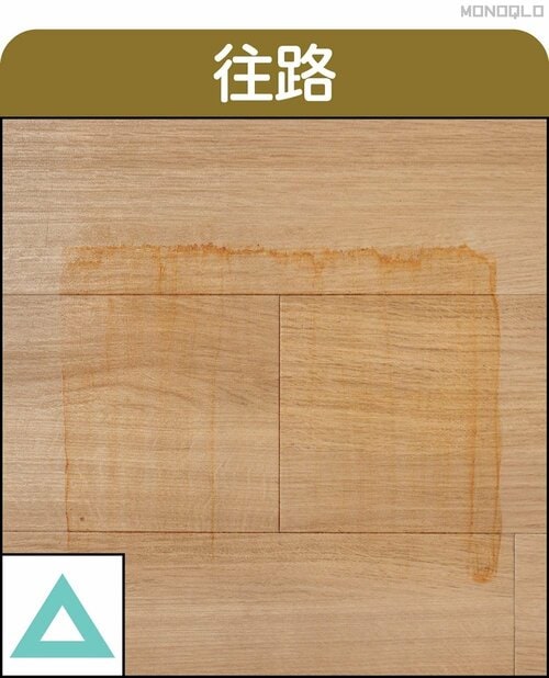 【往路】往路だけではほとんど落ちない スチームクリーナーおすすめ イメージ
