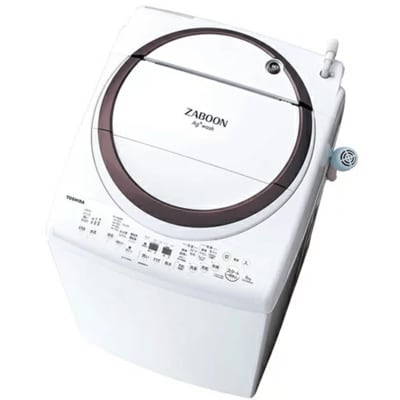TOSHIBA「縦型洗濯乾燥機 ZABOON AW-8VM2(W)」 イメージ