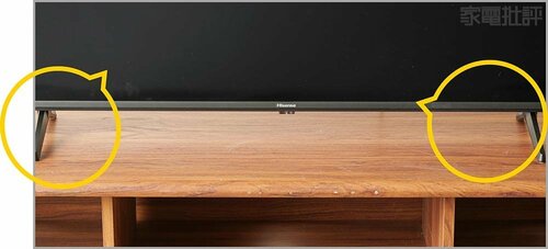 2. スピーカー数も少なめなんです 安い4Kテレビおすすめ イメージ